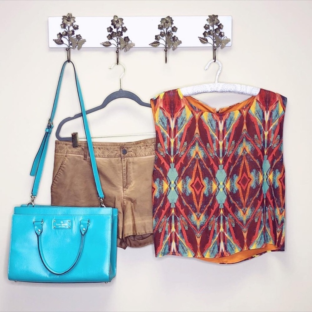 Alice + Olivia Patterned Blouse Top